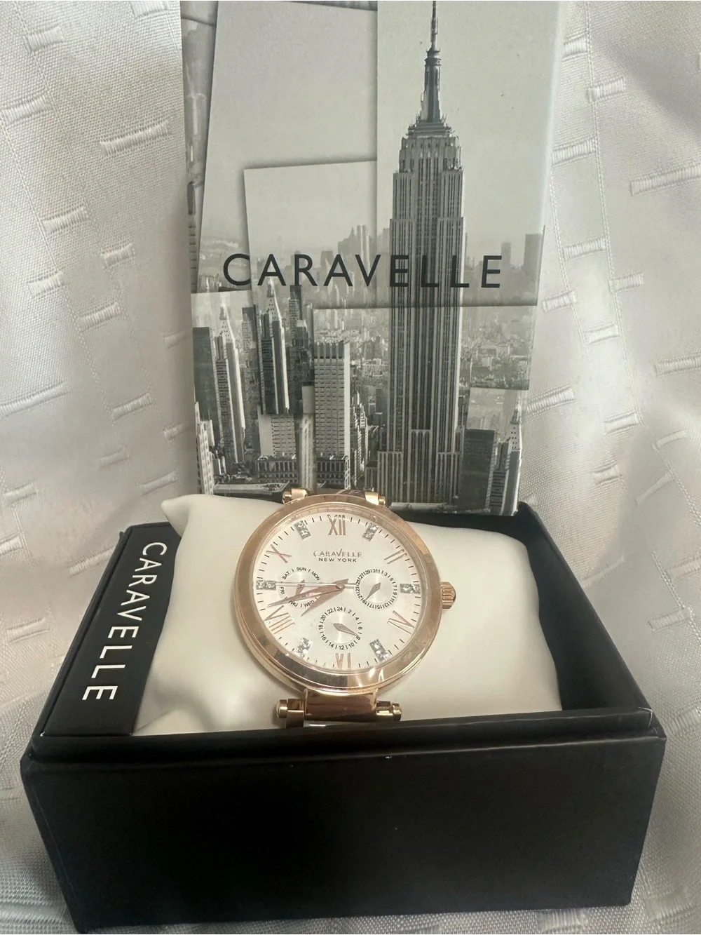 Caravelle New York (by Bulova) Women's Multifunction Watch
